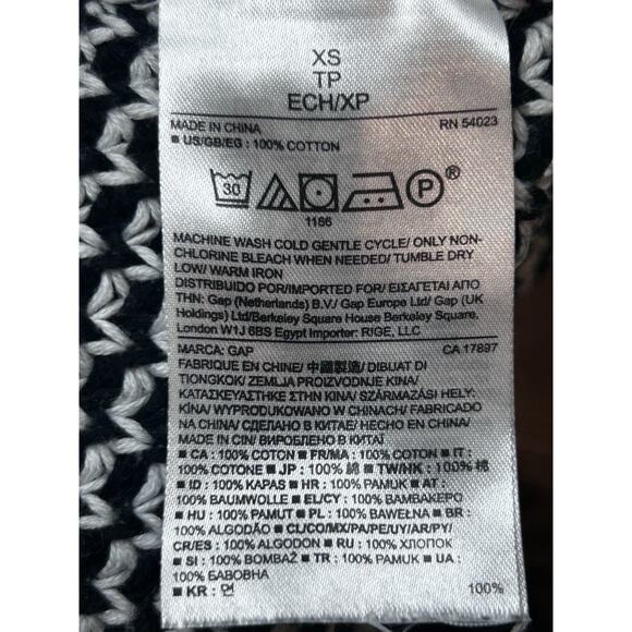 GAP Maternity Chunky Knit Long Sweater Dress. Striped Chevron Stripe Women's XS - Picture 5 of 12